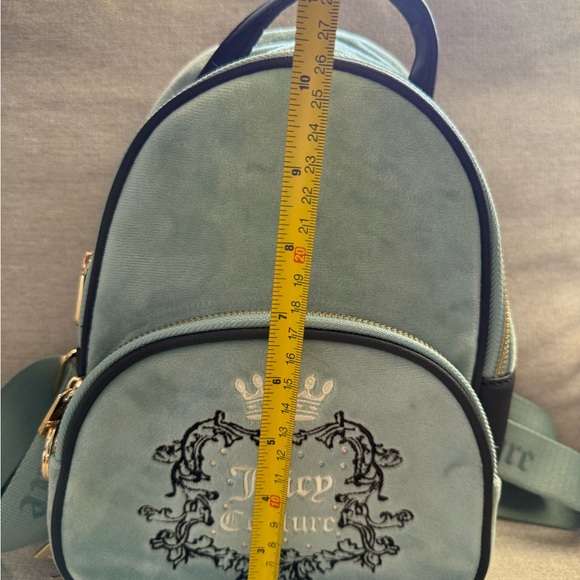 Juicy Couture Dusty Blush Velour Heritage Backpack Mini